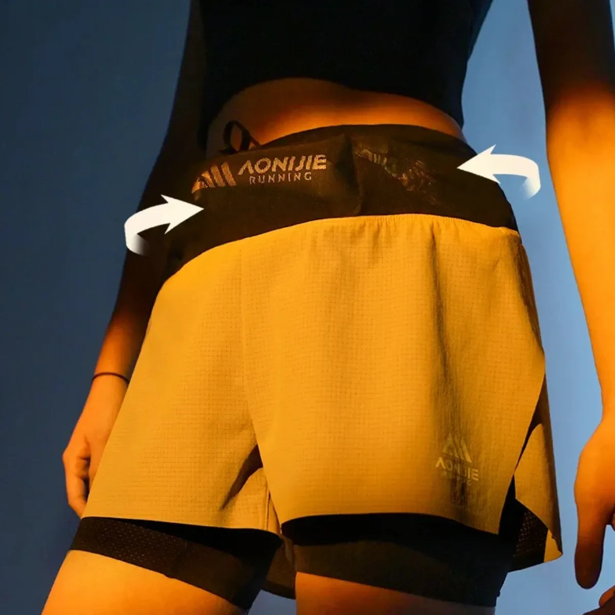 Aonijie Short Running 2 en 1 Mujer FW6226